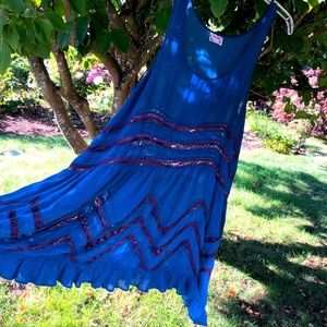 Royal blue intimately Free People dress/night gown